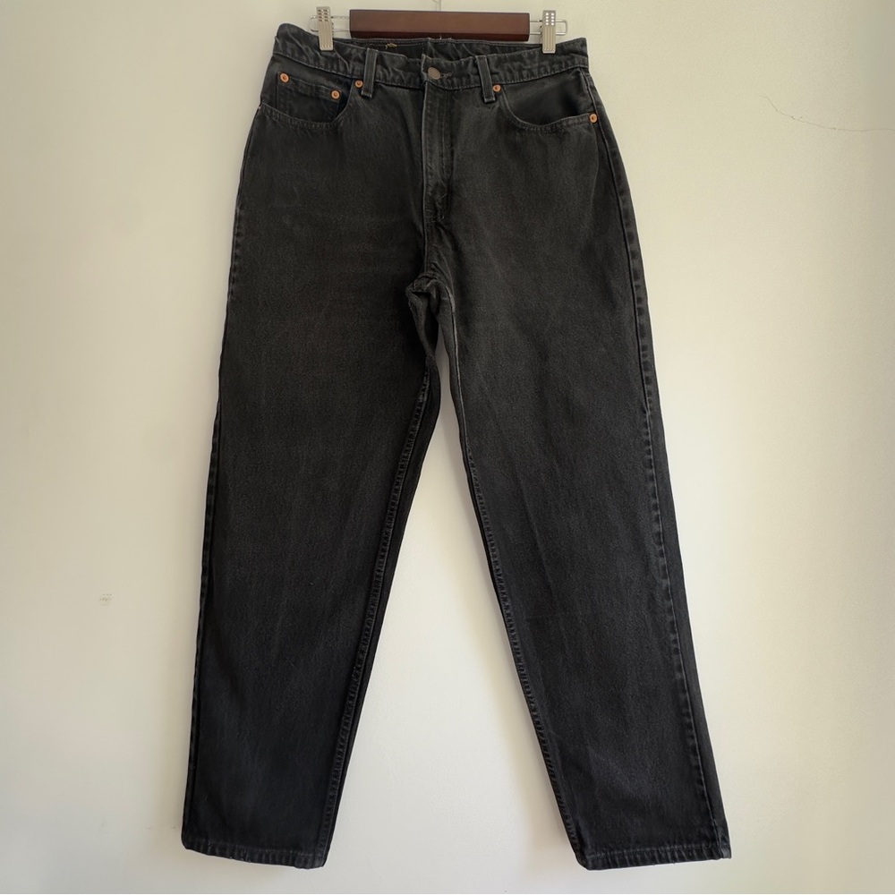 Vintage 90’s 560 Black Loose Fit Straight Leg Levi’s 100% Cotton Made in USA